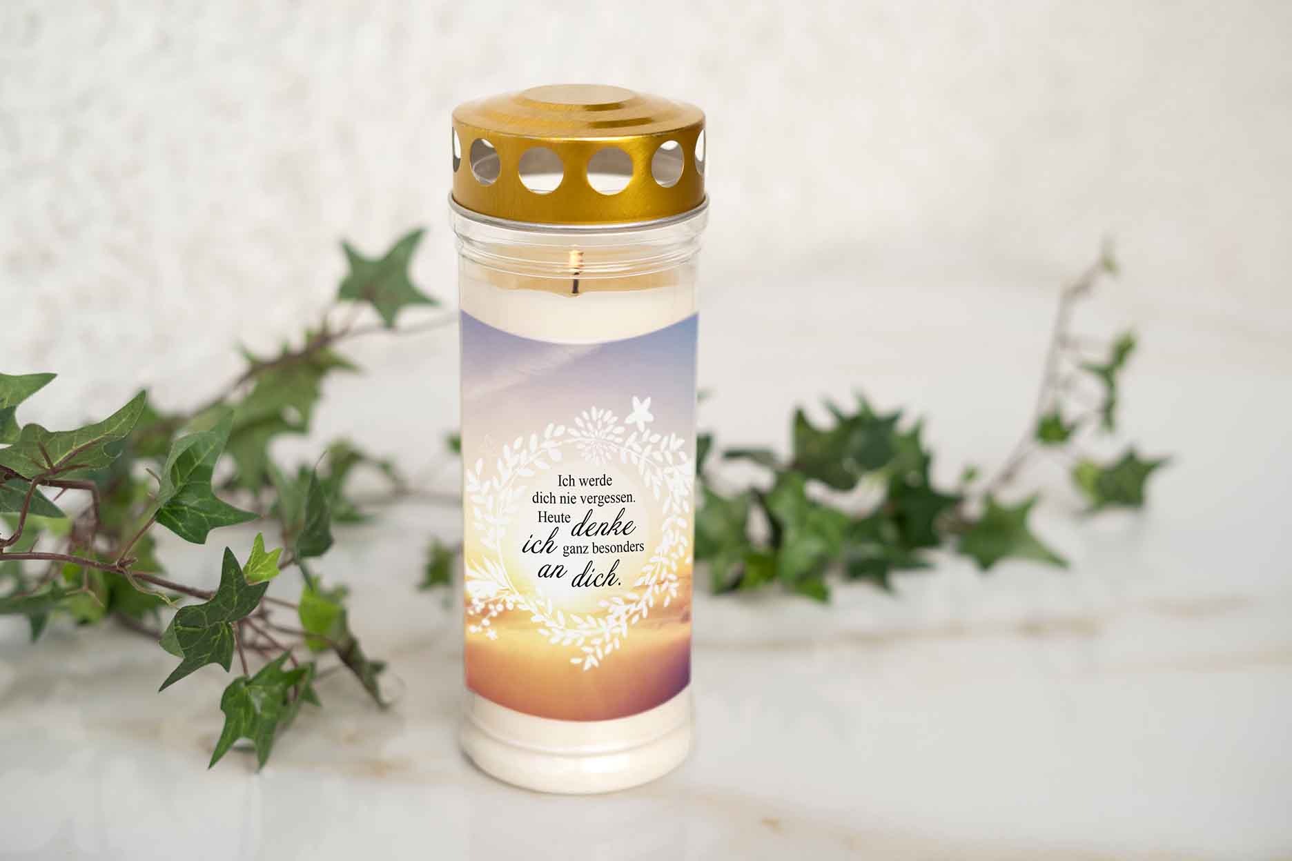 Gedenken am Geburtstag HoferKerzen